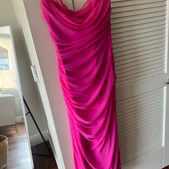 House of CB Nalini Fuchsia Maxi Dress - Picture 3 of 4